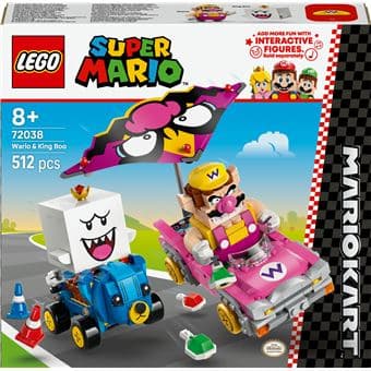 LEGO® Super Mario™ 72038 Mario Kart™ – Wario et Roi Boo